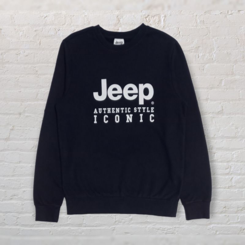 Sweater crewneck JEEP ICONIC navy PL brand