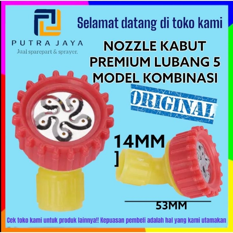 Spuyer/nozzle kabut lubang 5