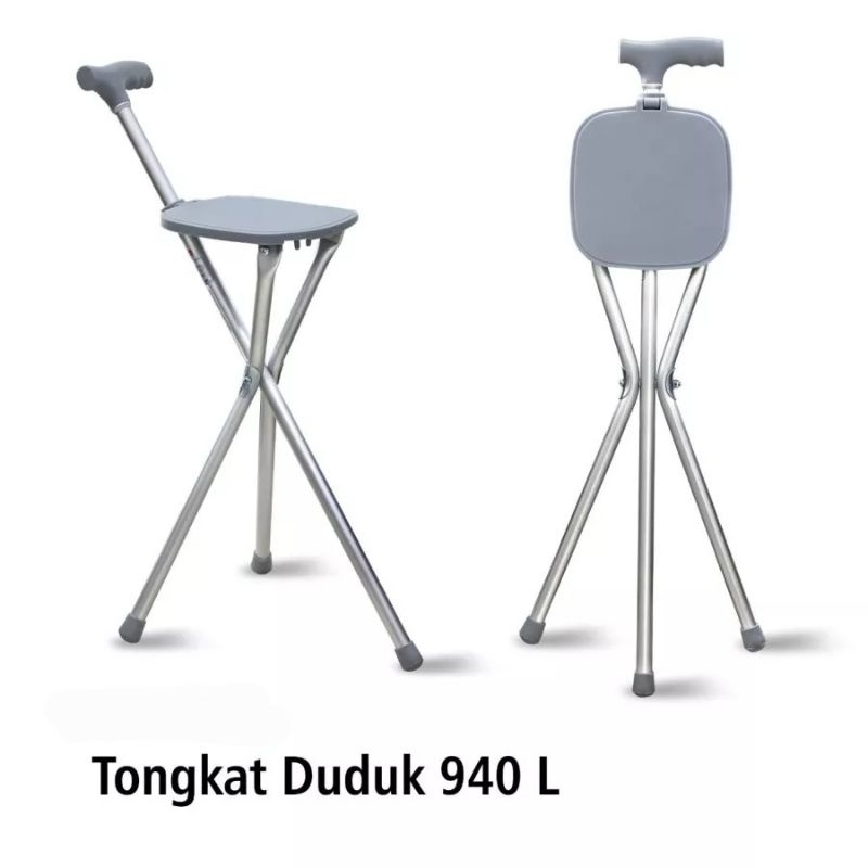 Tongkat Duduk Onemed Kaki Tiga / Tongkat Duduk Berpergian Onemed