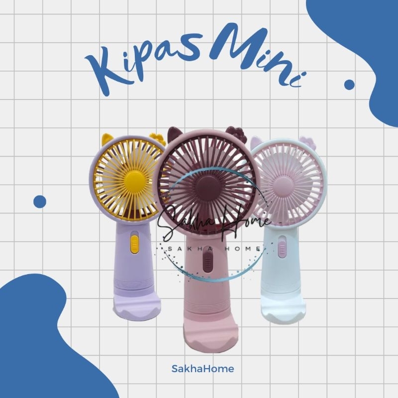 KIPAS ANGIN GENGGAM MINI - Kipas Angin Mini Portable