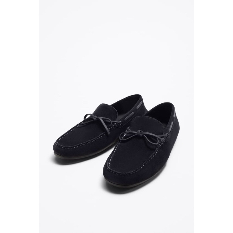 SLIP ON PRIA ZARA MAN LOFERS LEATHER DRIVING ORIGINAL AUTHENTIC