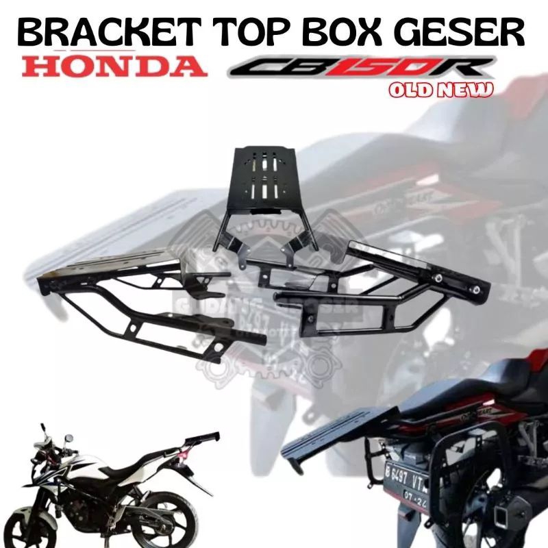 Bracket Top Box CB150R Old/CB150R New Model Geser kucay, Breket Box geser Honda CB 150 R StreetFire 