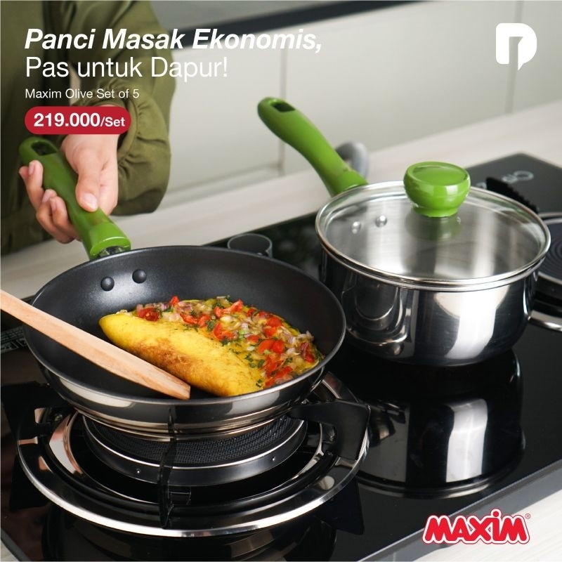 Panci Set Maxim Olive set of 5