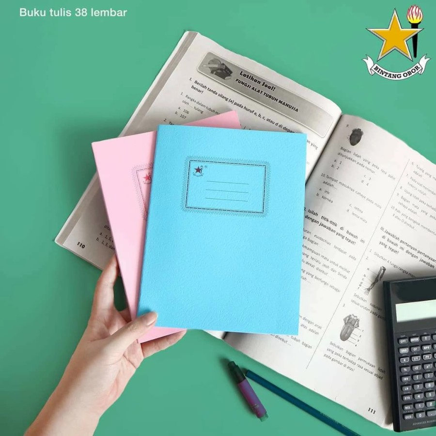 

Buku Tulis Polos cover Warna / Buku Tulis Kwarto isi polos 1pcs saja