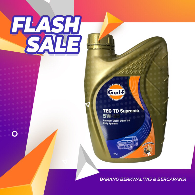 Gulf Diesel TED 5w-30 / CJ4/ Oil/ Oli mobil diesel