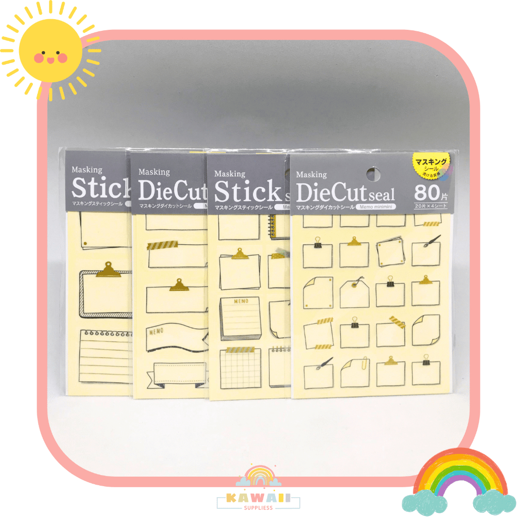 

[ Seria ] Mini Memo Stickers | Aesthetic Stickers | Stiker Lucu | Stikers