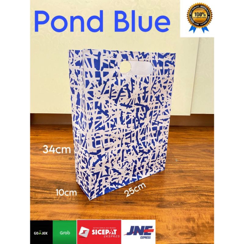

Paperbag Pembelian Kelipatan 20pcs Paperbag Pound Blue 25x10x34 Motif Tas Kertas Goodie Bag Souvenir Bag Gift Bag Hampers