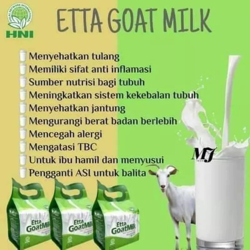 

ETTA GOAT MILK HNI / EGM HNI ORI BPOM