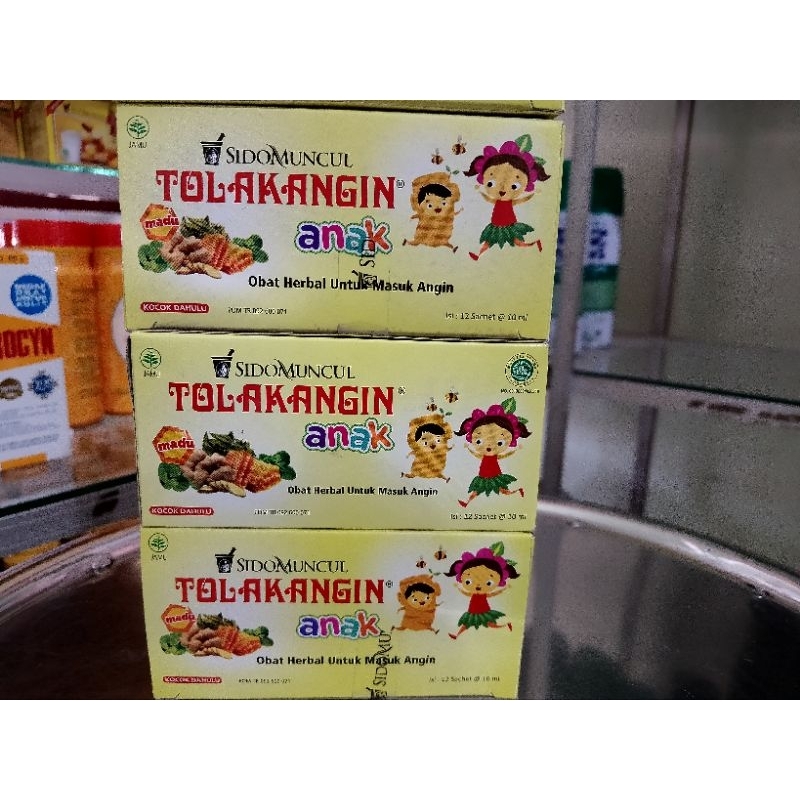 

Tolak angin anak 1box(12sachet)