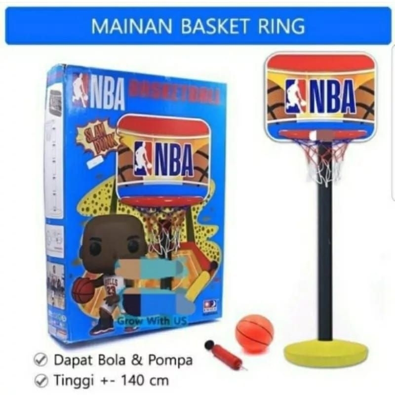 Mainan Anak Ring Basket NBA Dus.. Mainan Ring Basket