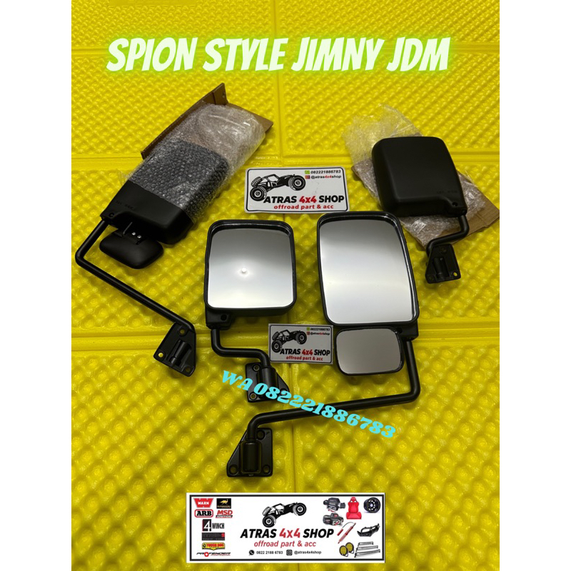 spion jimny katana sierra JDM style aksesoris ja11 jb32 ja71 grill dashboard steer velg jimni