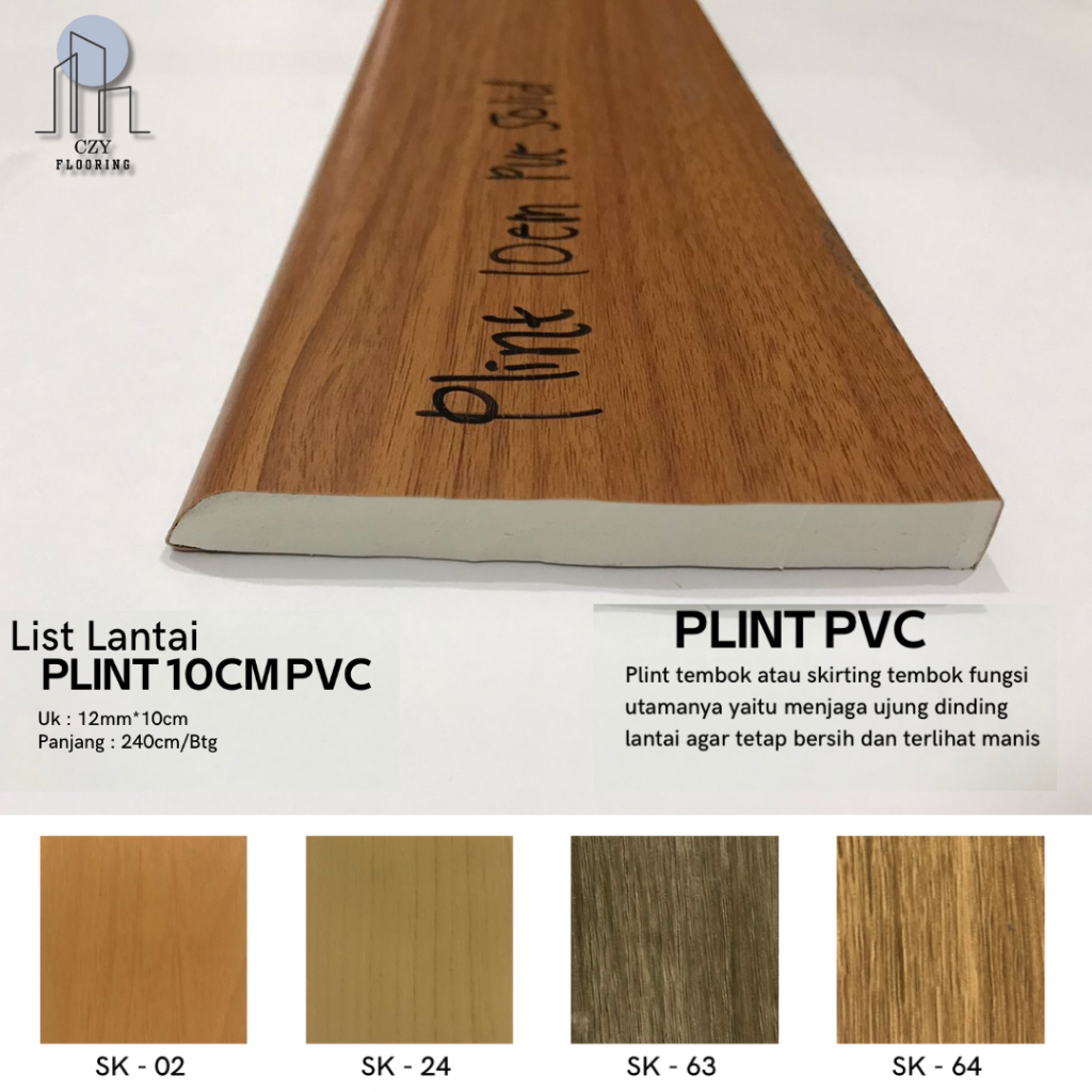 Plint PVC Solid 10 CM