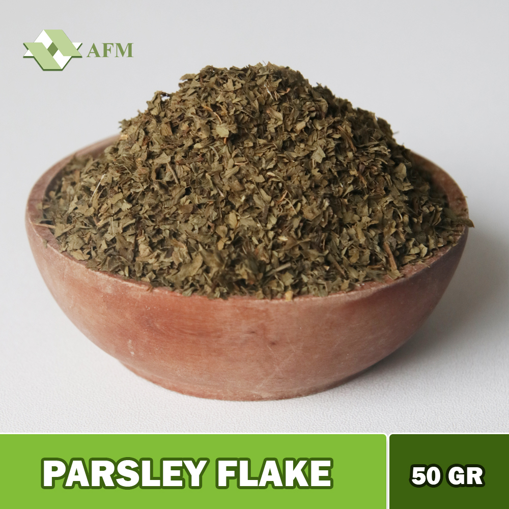 

Daun parsley flake / parsley kering bumbu rempah dapur tabur 50 gr