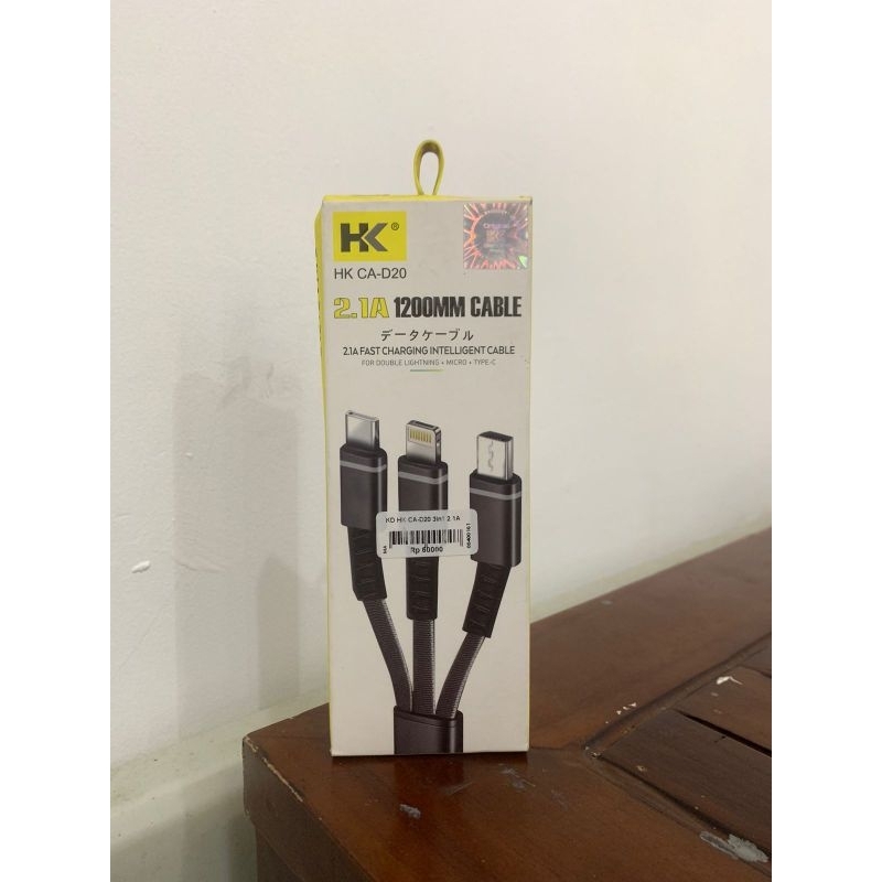 KABELDATA HK CA-D20 3in1 2.1A