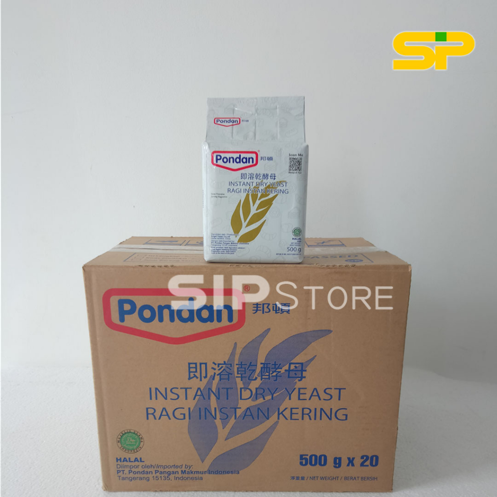 

Ragi Instan "PONDAN" @20x500Gram / Instant Yeast / Ragi Kering / Pondan Ragi Instan 10kg (DUS)