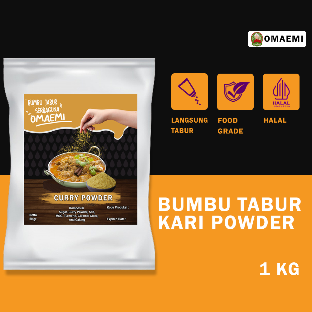 

BUMBU TABUR KARI / KARI POWDER 1 KG