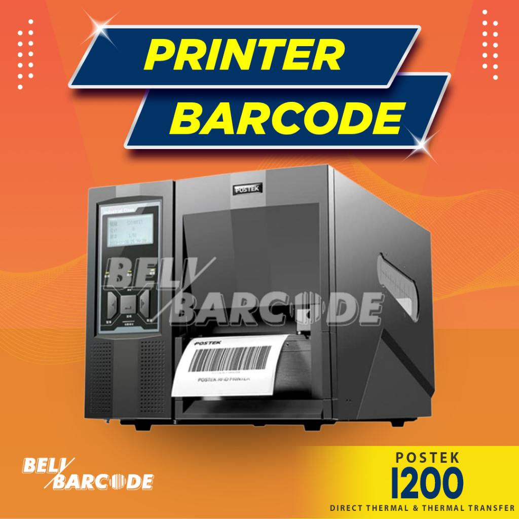 

Postek I200 Barcode Printer Cetak Label Industrial Gulungan Besar USB