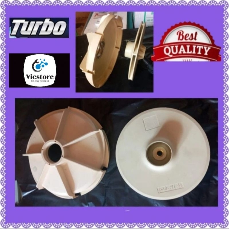 1 Set diffuser kipas Turbo pompa air grundfos JPA/JPD 3-42, 4-47, 4-54 PT-V