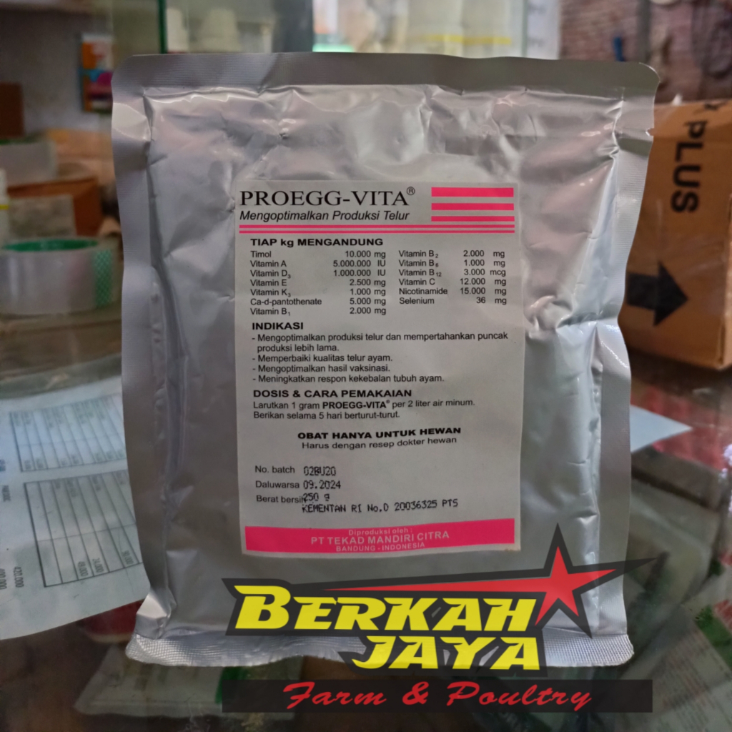 PROEGG VITA 250 gr Vitamin Egg Stimulant Mengoptimalkan Produksi Telur