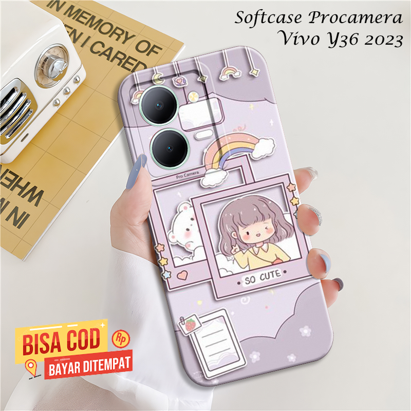 Case Vivo Y36 2023 Softcase Vivo Y36 2023 New Silicon Lentur Motif Cartun Softcase Vivo Y36 Terbaru 