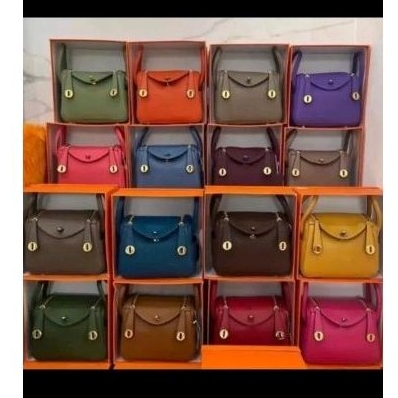 TAS HANDLE BAG LINDY HRMSS MINI FULL EMBOSS IMPORT FREE BOX