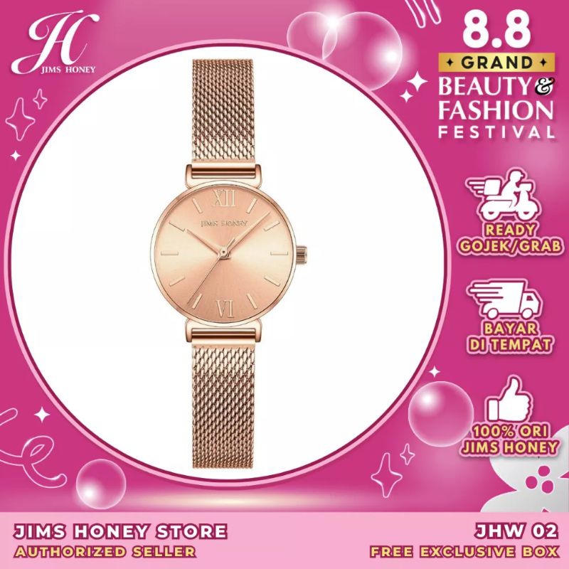 JAM TANGAN JHW 02 JIMSHONEY ORIGINAL || BISA COD || JAM WANITA || JAM CANTIK || JAM RANTE