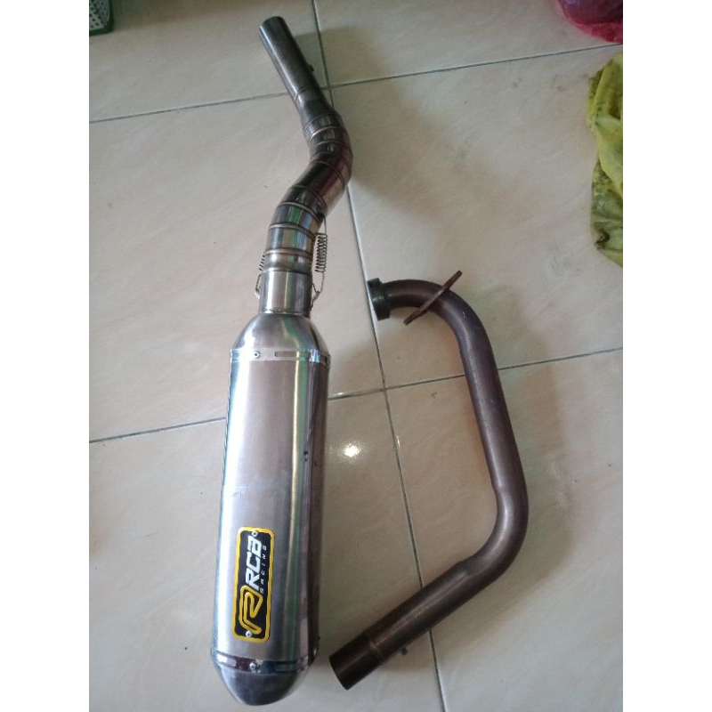 Knalpot RCB kapsul Vixion cb150r Tiger cbr megapro gl Scorpio Byson dll