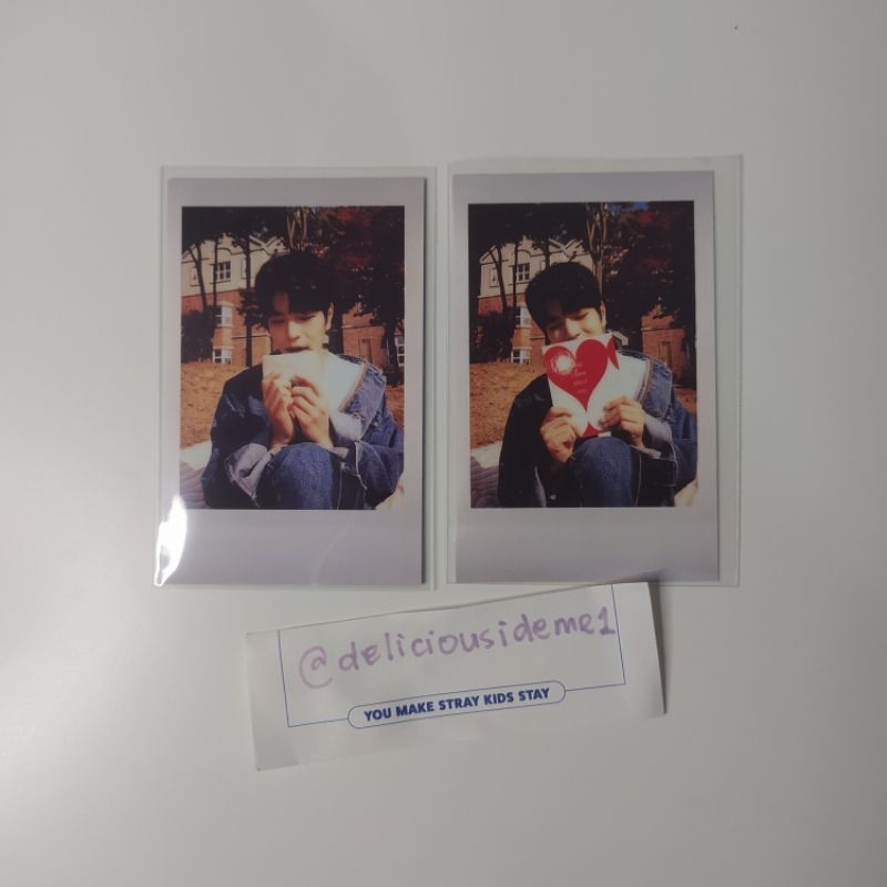 STRAY KIDS SKZ POLA Polaroid Photocard PC SEUNGMIN UNLOCK : GO LIVE IN LIFE