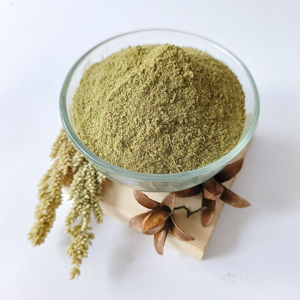 

Bubuk Daun Jati Cina Grade A | Jati Cina Bubuk