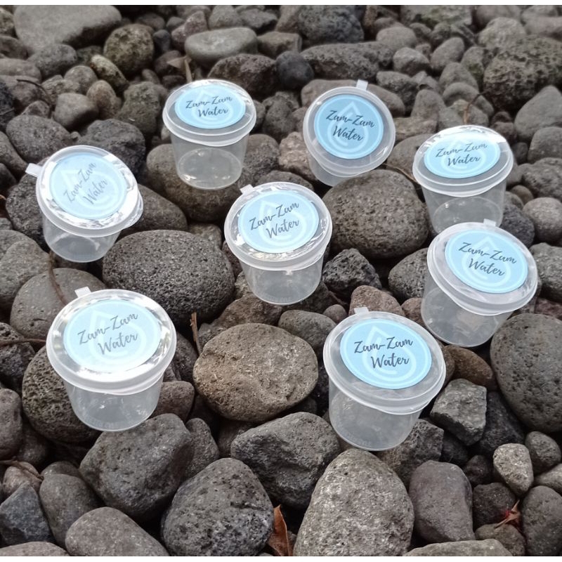 GELAS AIR ZAM-ZAM ISI 50PCS INCLUDE STICKER