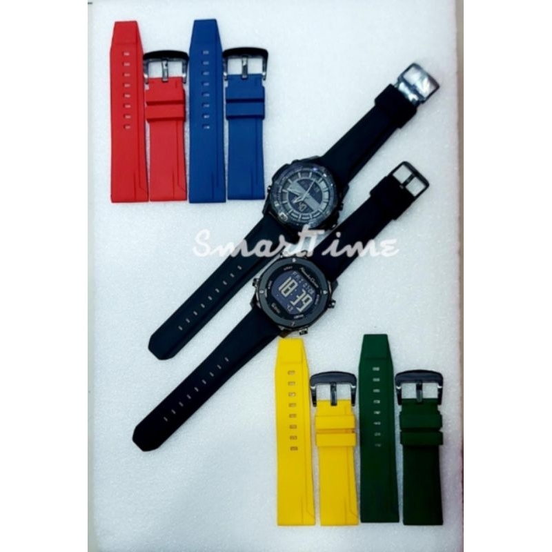 [New] Strap Penganti Untuk Jam tangan AC9377 AC 9377 AC9370 AC 9370 bahan rubber