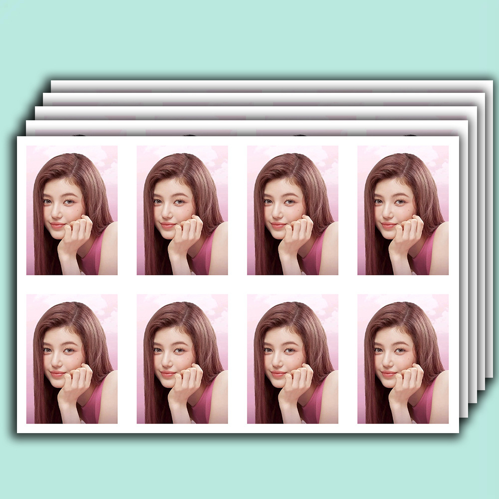 [kstuffind] (2) NEW JEANS PHOTO ID PICTURE MEMBER NEW JEANS ID PHOTO FOTO MURAH MINJI HANNI DANIELLE