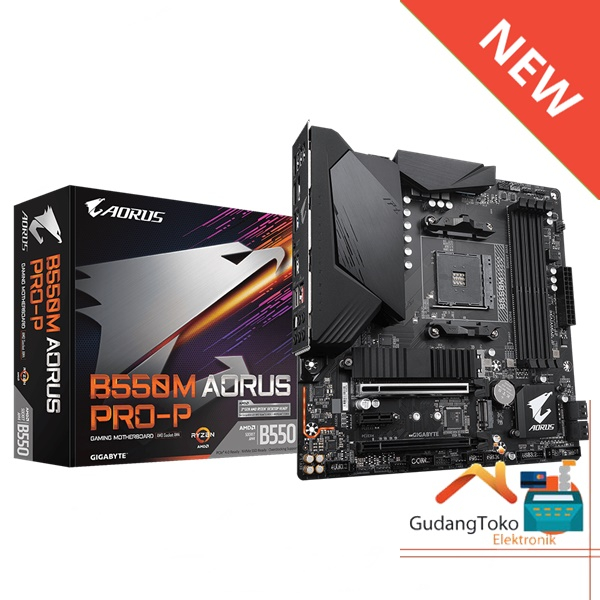 Gigabyte B550M AORUS PRO-P (Socket AM4)