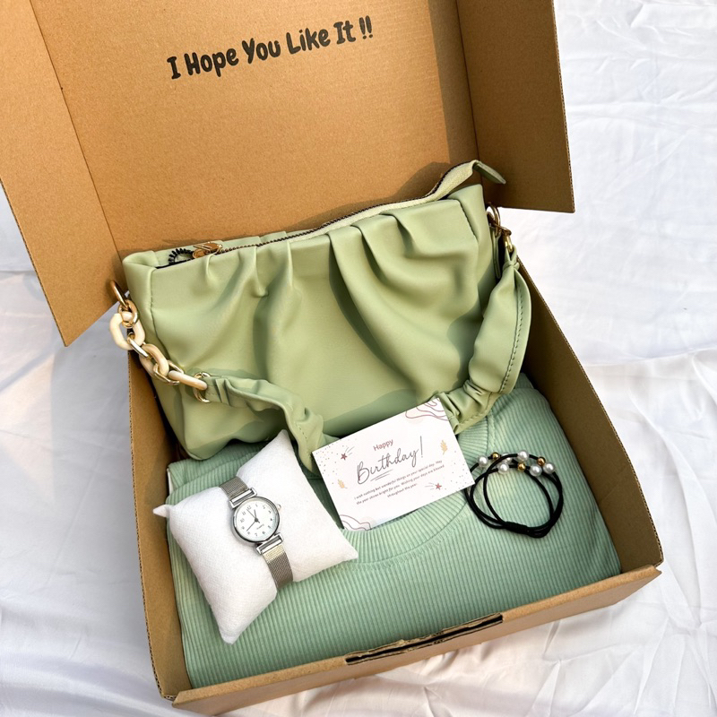 

HOT DEALS [A9002]HAMPERS GIFT BOX KAYLA BAG KADO TAS CEWEK/HADIAH ULANG TAHUN/KADO ANNIVERSARY/KADO