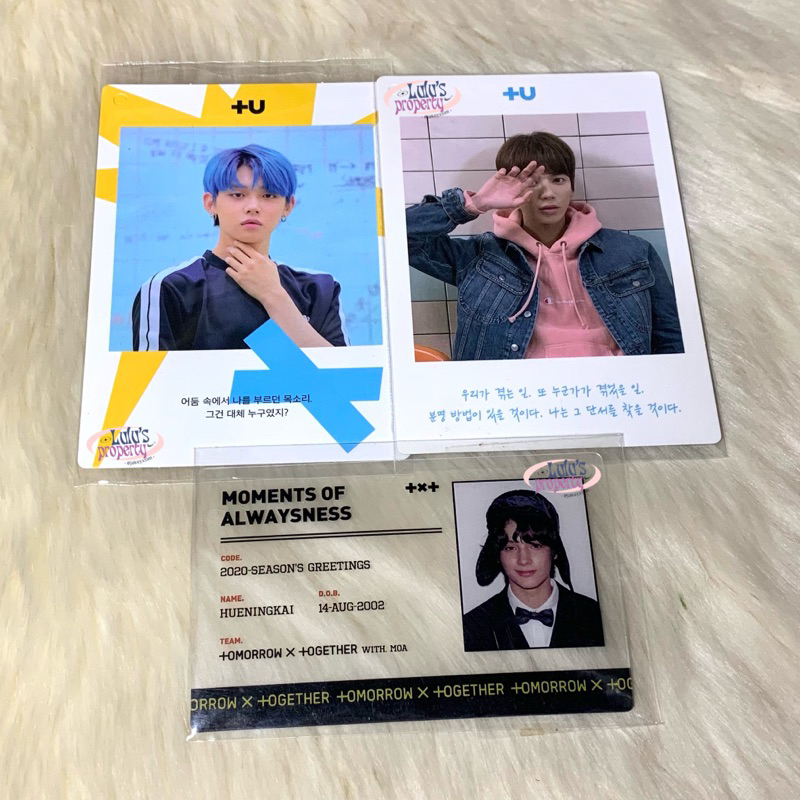 photocard txt yeonjun taehyun hueningkai