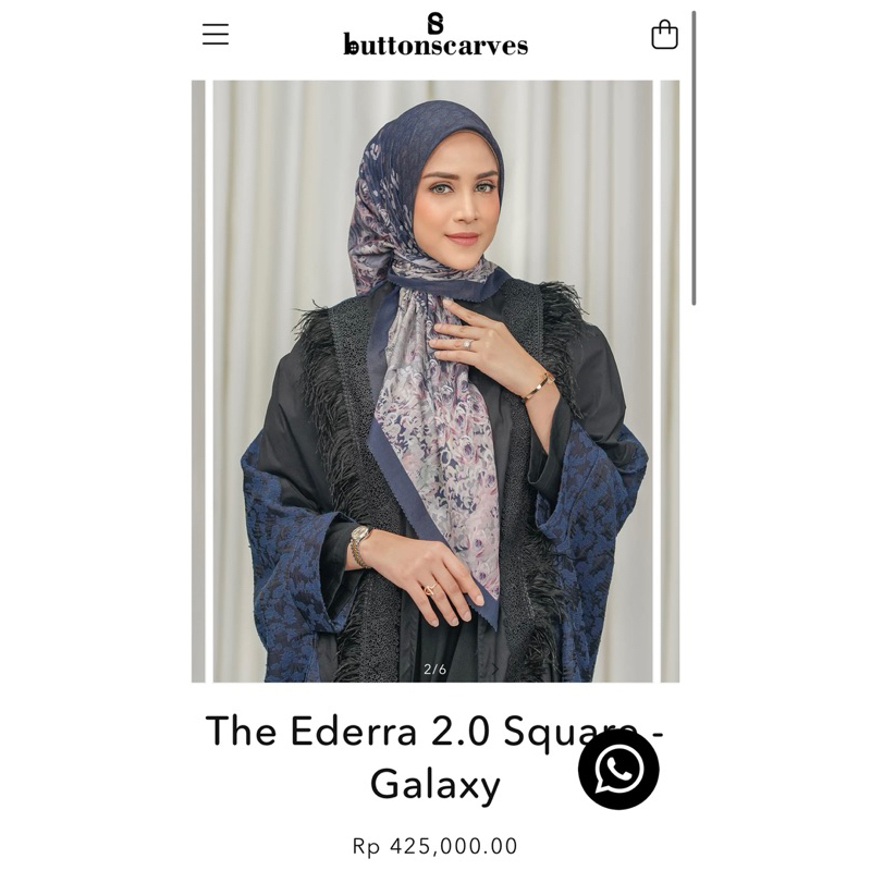 Buttonscarves The Ederra 2.0 Square - Galaxy