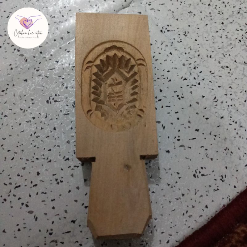 cetakan kue ku/kue angku dari kayu