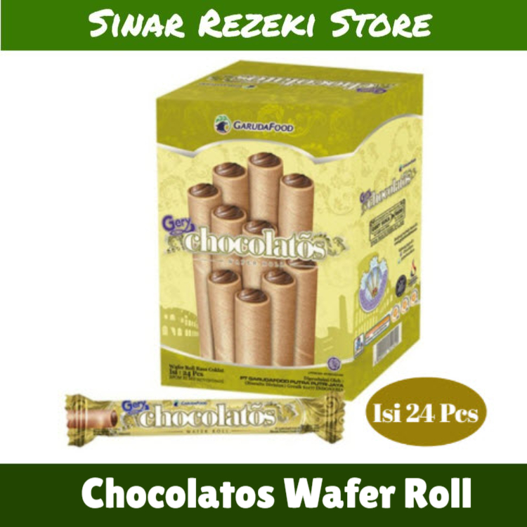 

gery chocolatos wafer roll 24 pcs / gery chocolatos