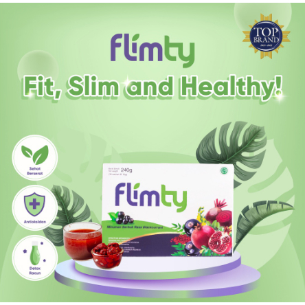 

Flimty Fiber - 1 Box (isi 16 sachet) Antioksidan