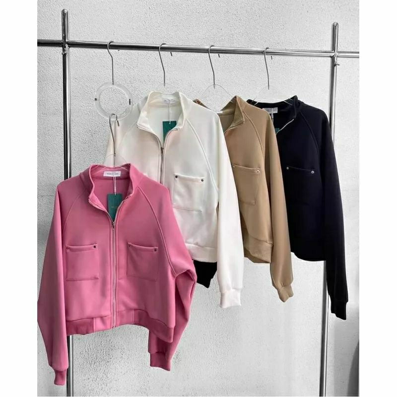 JAKET MURAH •BASIC ZARA JAKET ZIPPER WANITA KOREAN