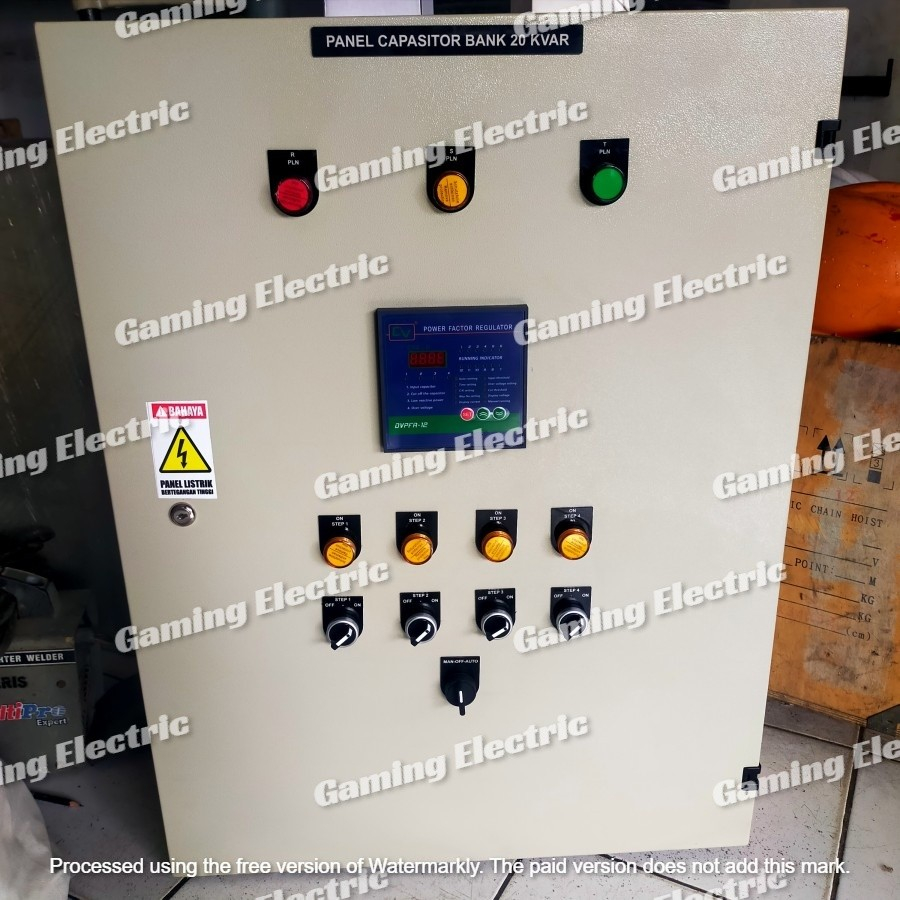 Panel Capacitor Bank 20 KVAr | Panel Kapasitor Bank Perbaikan Cosphi