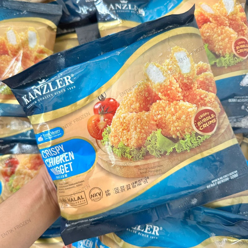 

Kanzler Crispy Chicken Nugget 120gr (Crispy Bubble Crumbs)