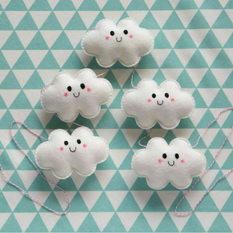 aplikasi boneka flanel awan