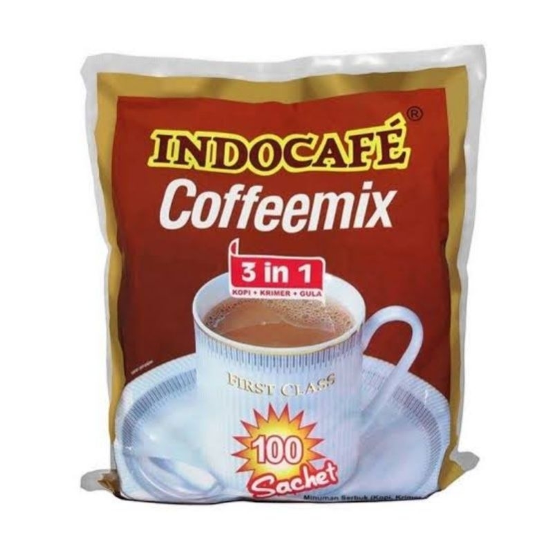 

Indocafe Coffeemix Kopi Bubuk Instant Isi 100 Pcs | Coffee Mix 3 In 1