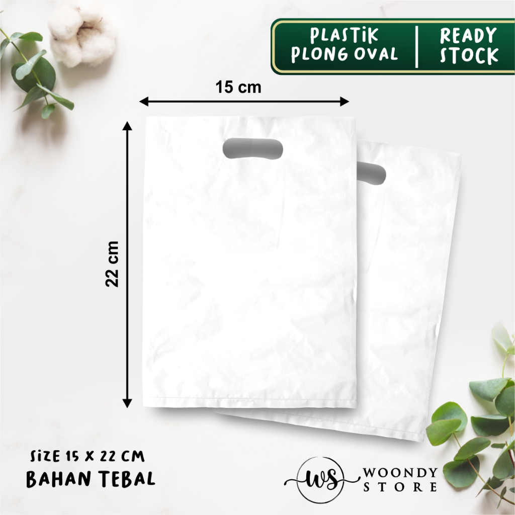 PLASTIK HD PLONG PUTIH ECER - KANTONG PLASTIK PACKING OLSHOP