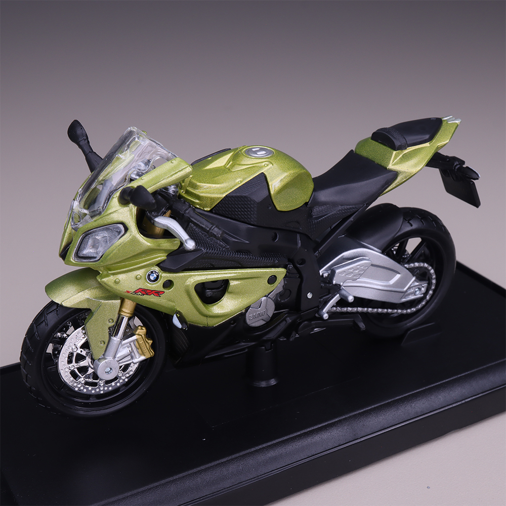 Miniatur Motor Maisto BMW S1000RR Skala 1:18 Diecast Mainan Koleksi