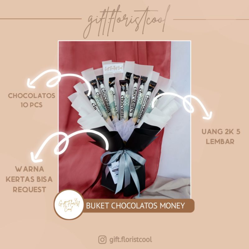 

Buket Chocolatos Money / Buket Snack / Murah Lebayy