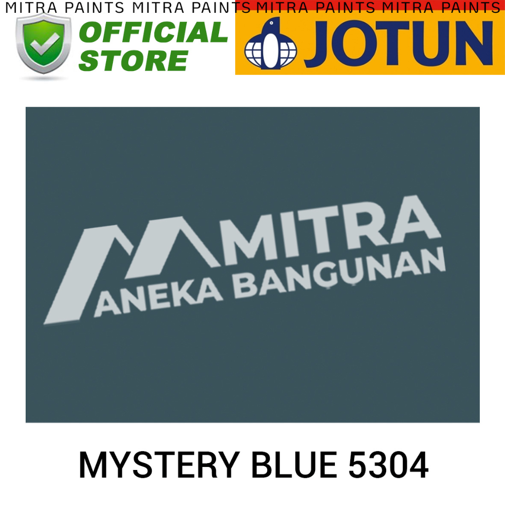 CAT TEMBOK JOTUN INTERIOR EKSTERIOR MYSTERY BLUE 5304 / NAVY BIRU DONGKER TEAL