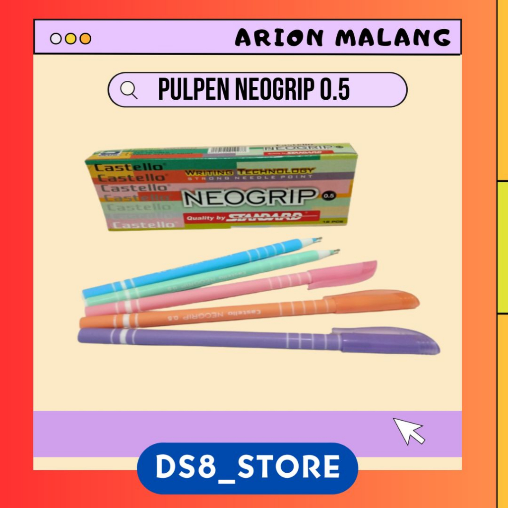 

Pulpen/Pen Neogrip 0.5 mm STANDARD
