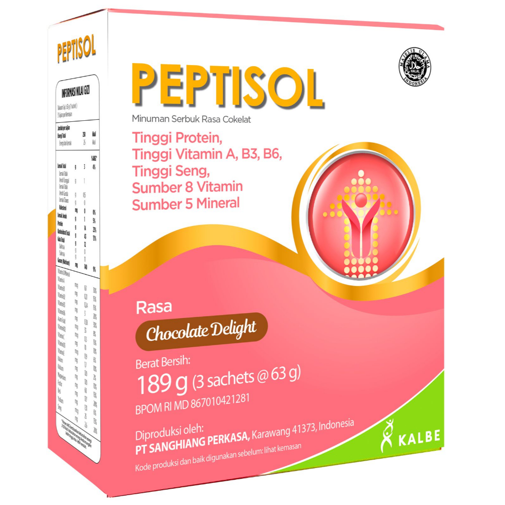 

Peptisol Coklat Kemasan Box 189 Gram